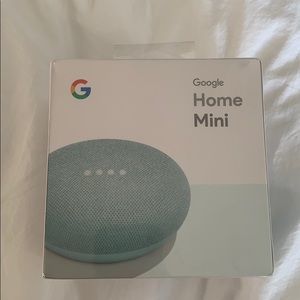 Brand New Google Home Mini in Aqua